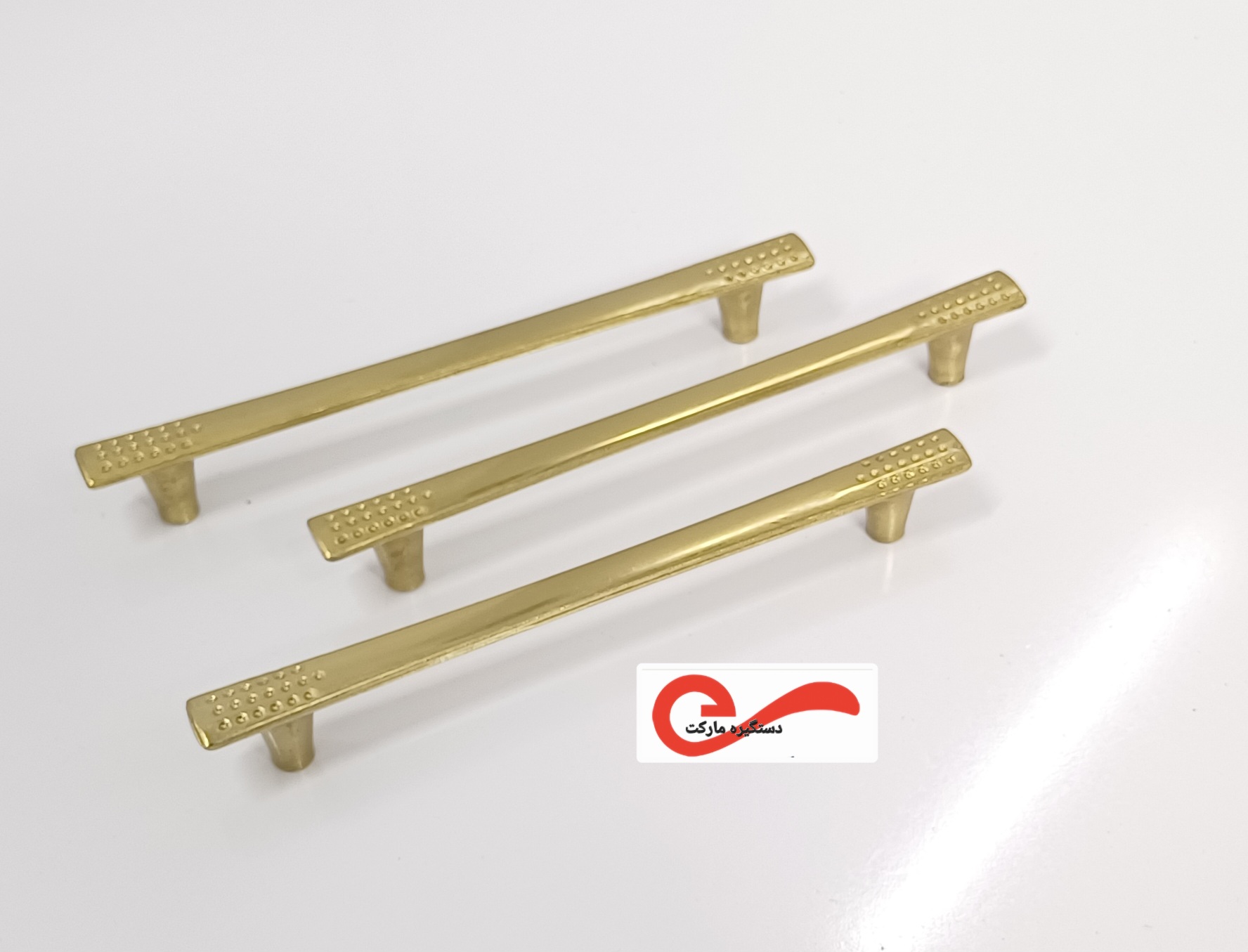 دستگیره کابینت و کمد مدل گراد طلایی