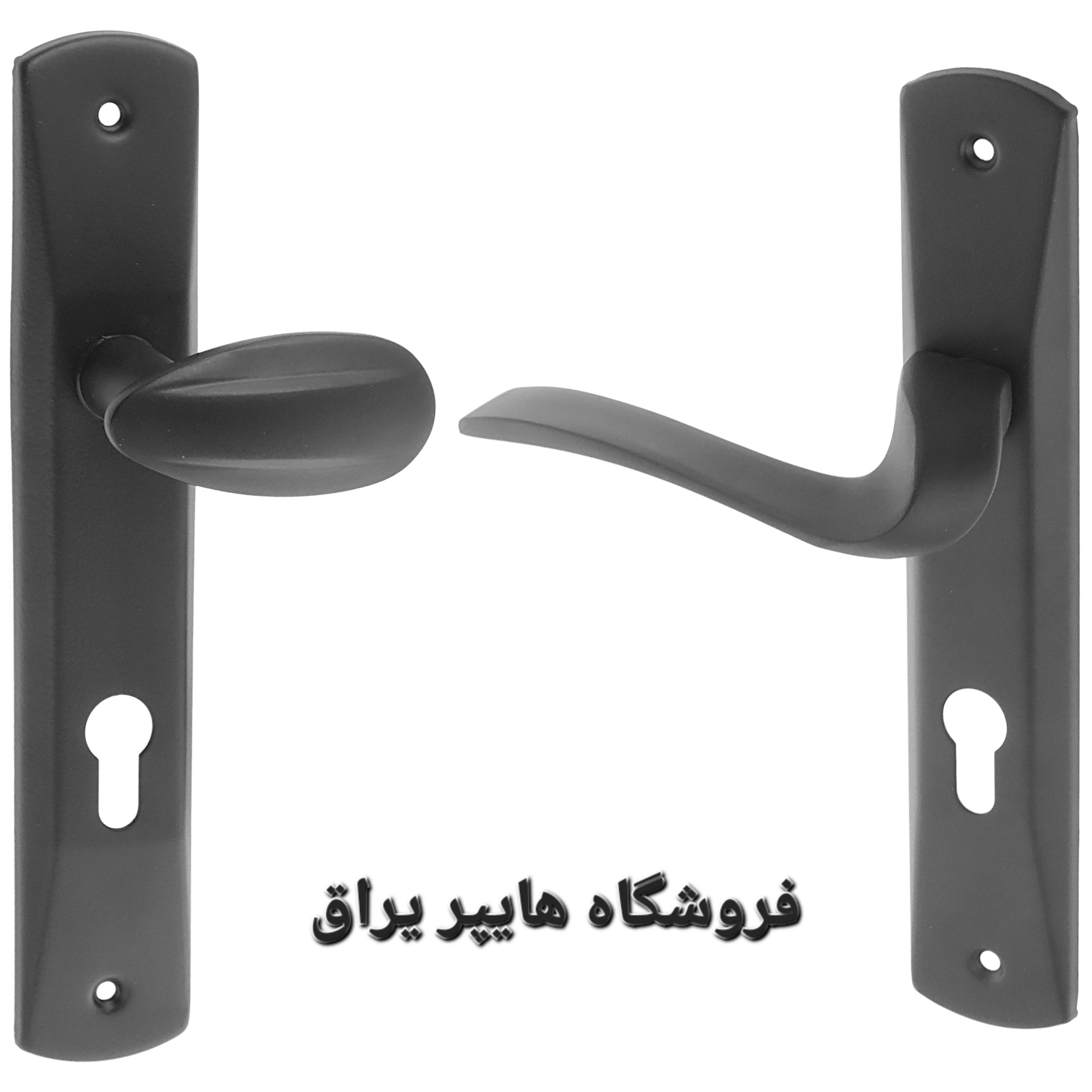 دستگیره در مدل آپارتمانی کد ۱۱مشکی راست بازشو